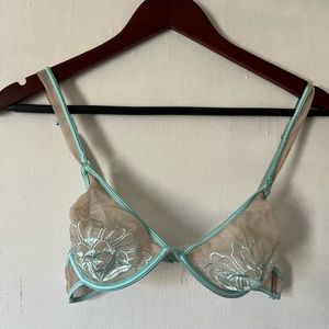 Floral underwire bralette